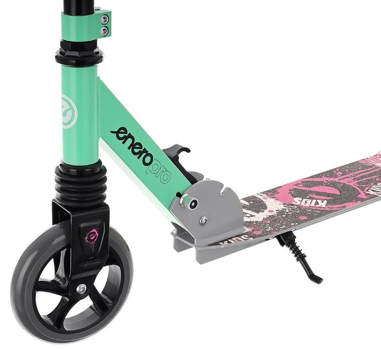 Enero Pro, Kids, hulajnoga, różowo-zielona, 145 mm