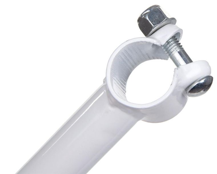 Enero, prowadnik, uchwyt do nauki jazdy na rowerze, biały