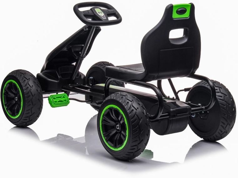 Enero Toys, gokart na pedały, czarno zielony