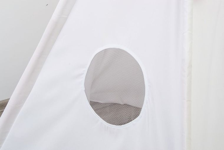 Enero Toys, namiot wigwam dla dzieci, różowo-biały