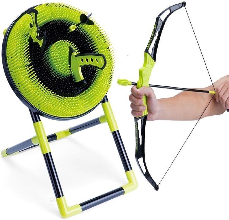 Enero, zestaw gier 4w1, dart/łuk/siekierka/shuriken