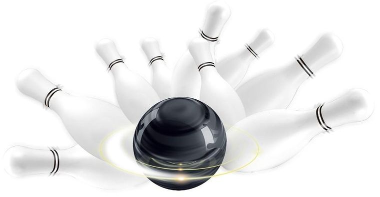 Enero, zestaw sportowy do gry w kręgle, 30 cm