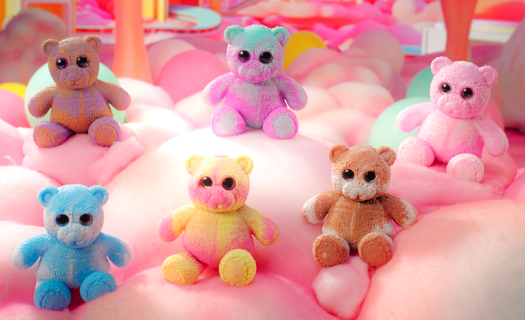 Epee, Mięciusie, Pachnące misie, maskotka, szaro-żółta