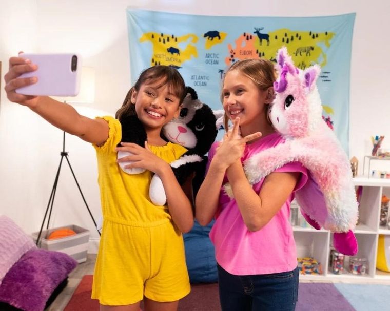 Epee, Tulinki, Tęczowy Jednorożec, zwierzaczki-przytulaczki, maskotka do przytulania, 60 cm