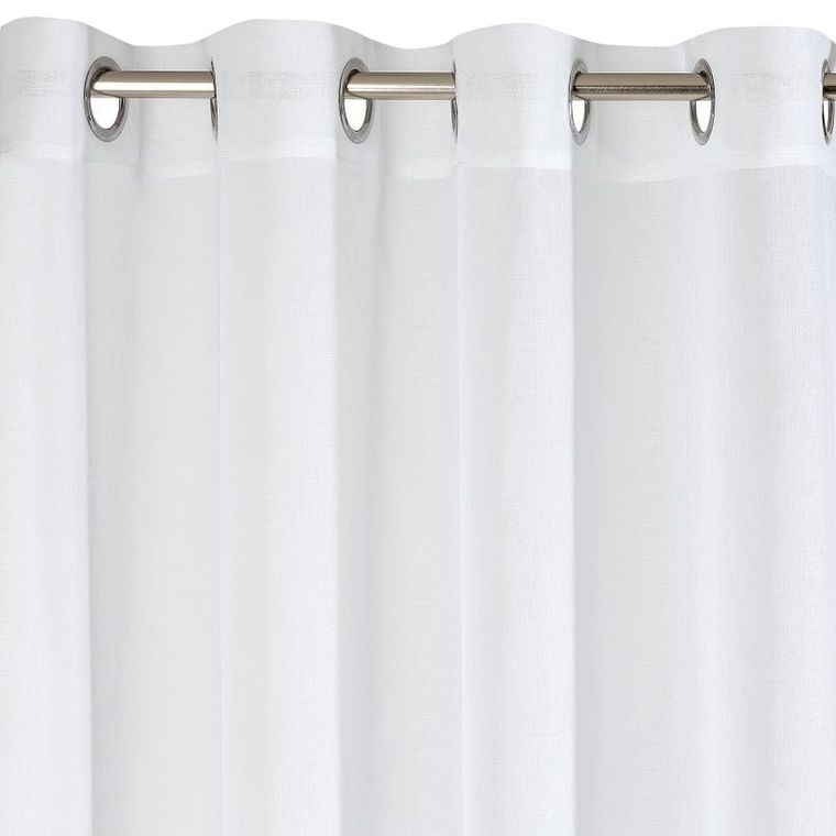 Esim, firana o strukturze siatki z buklą i transparentną nicią, 140-250 cm