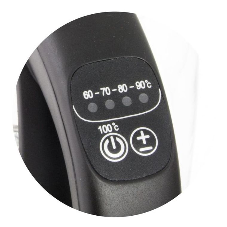 Esperanza, czajnik elektryczny, Loire EKK027, 2200W, 1.7 l, czarny