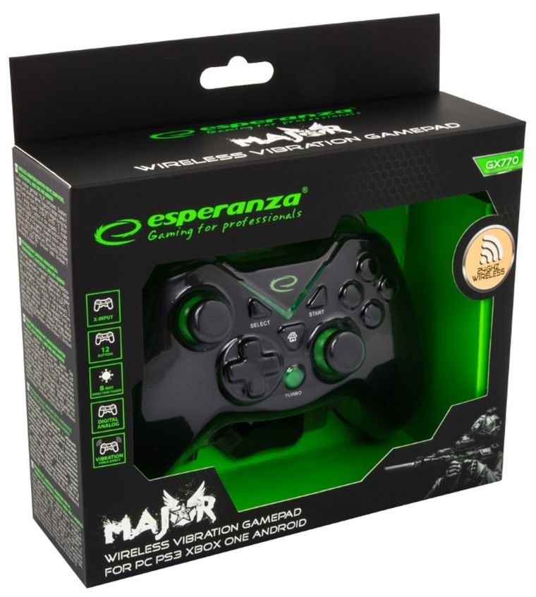 Esperanza, gamepad bezprzewodowy, EGG112K