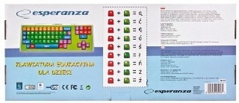 Esperanza, klawiatura dla dzieci EK121 USB
