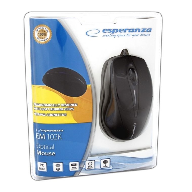 Esperanza, mysz optyczna SIRIUS EM102K USB