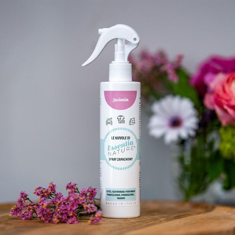 Essentia Nature, odświeżacz w sprayu do tkanin i wnętrz, Jaśmin, 250 ml
