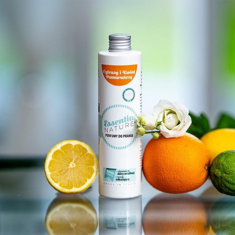 Essentia Nature, perfumy do prania, Cytrusy i Kwiat Pomarańczy, 250 ml
