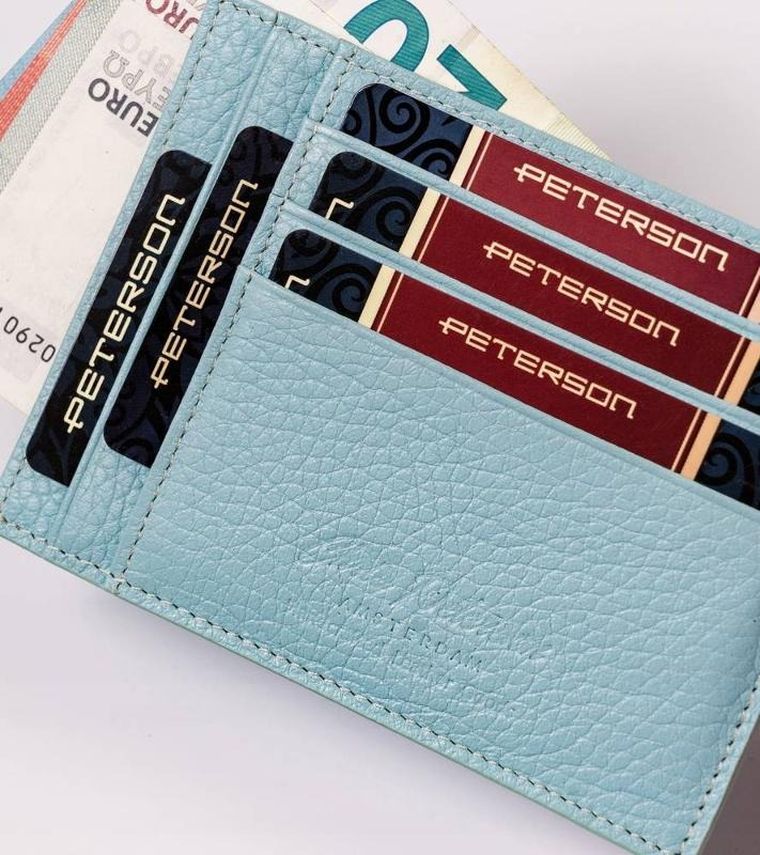 Etu, niebieskie, skórzane, Peterson