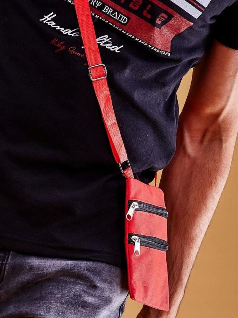 Etui na dokumenty, czerwone