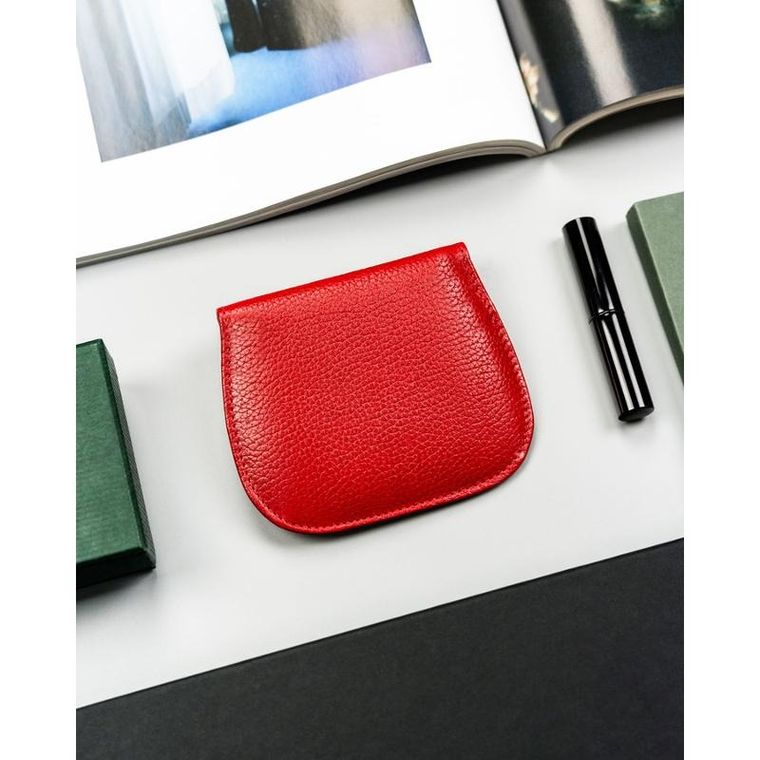 Etui na klucze, czerwone, skórzane, 4U Cavaldi