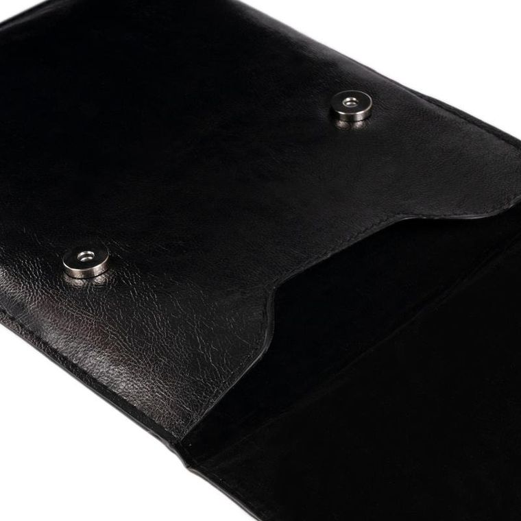 Etui na tablet, czarne, skóra ekologiczna