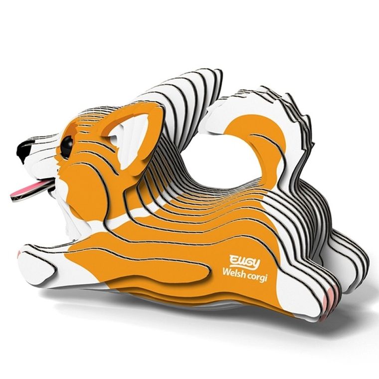 Eugy, układanka 3D, Pies Corgi