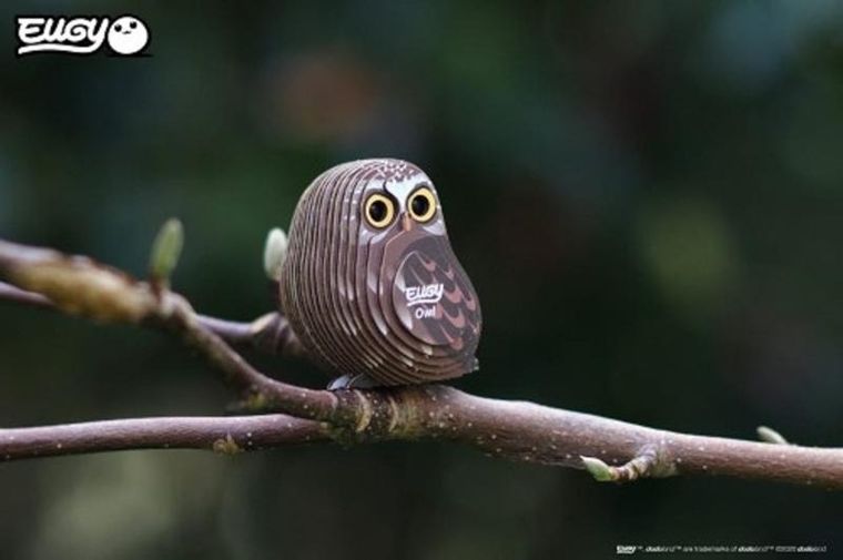 Eugy, układanka 3D, Sowa