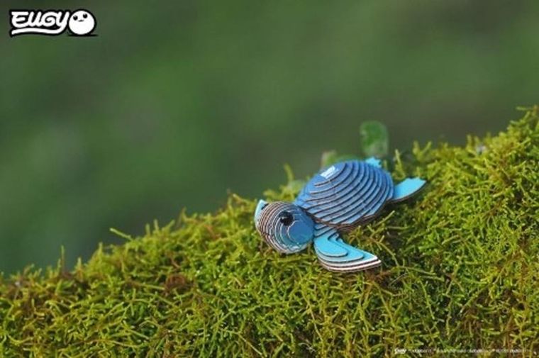 Eugy, układanka 3D, Żółwik