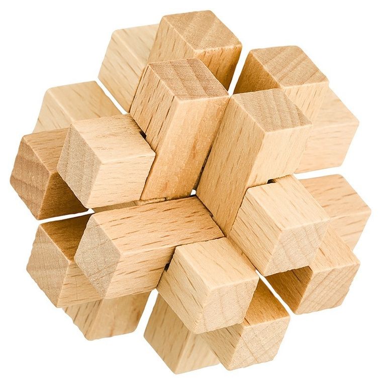 Eureka! Extreme, łamigłówki drewniane, 4 szt.