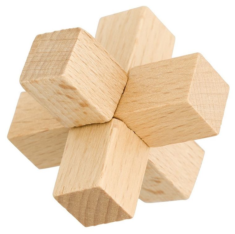 Eureka! Junior, łamigłówki drewniane, 4 szt.