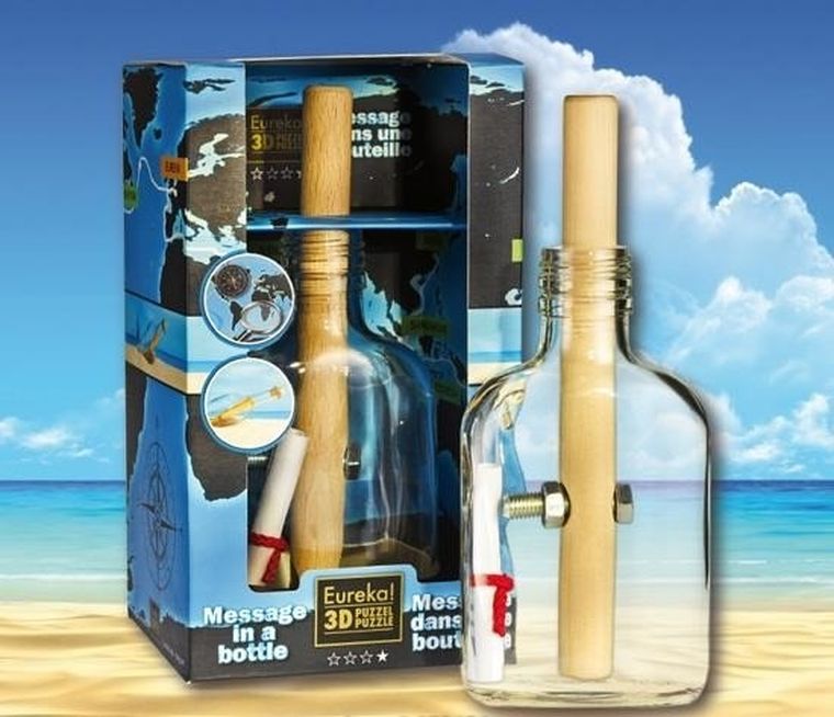 Eureka! List w butelce, łamigłówka, poziom 3/4