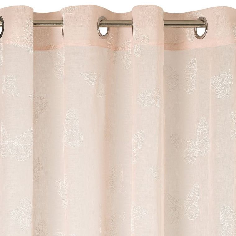 Eurofirany, Design91, Maripos, firana gotowa, z fluorescencyjnym nadrukiem w motyle, 140-250 cm