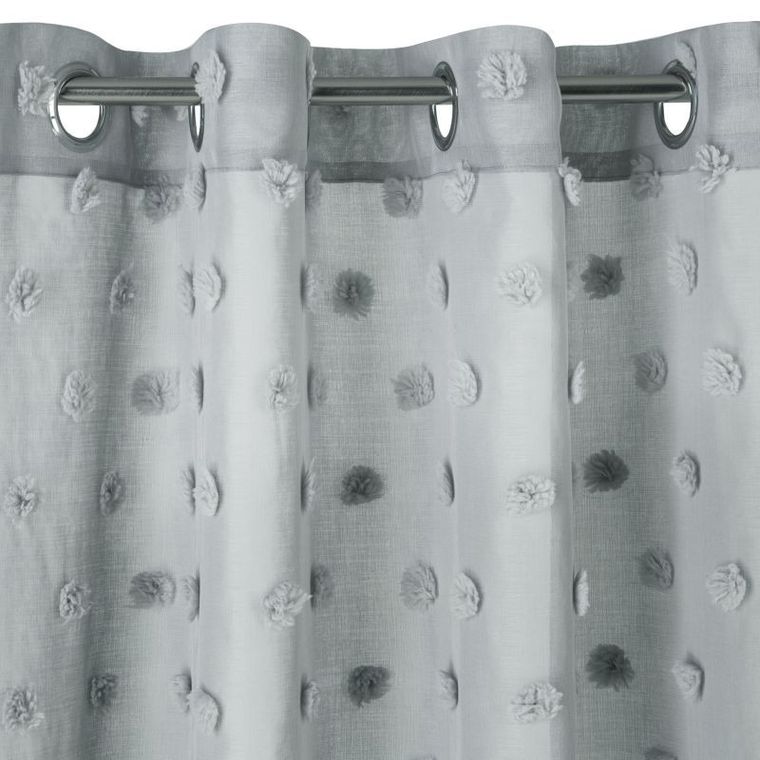 Eurofirany, Design91, Stella, firana gotowa, z naszywanymi kropkami, 140-250 cm