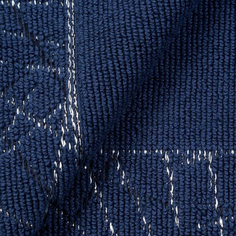 Eurofirany, dywanik łazienkowy, Nika, 50-70 cm, granatowy