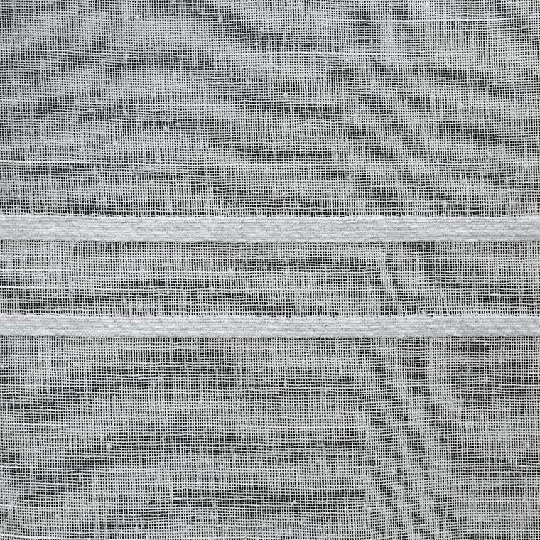 Eurofirany, firana gotowa, Arcadia, na szelkach, 140-250 cm, srebrny