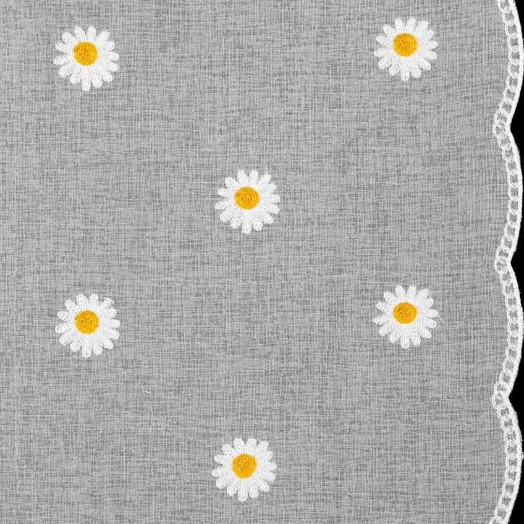 Eurofirany, firana gotowa, Bellis, na taśmie, 140-180 cm, biały