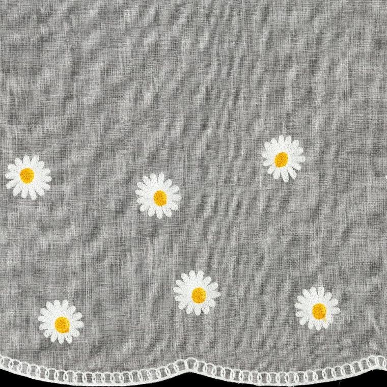 Eurofirany, firana gotowa, Bellis, na taśmie, 150-40 cm, biały