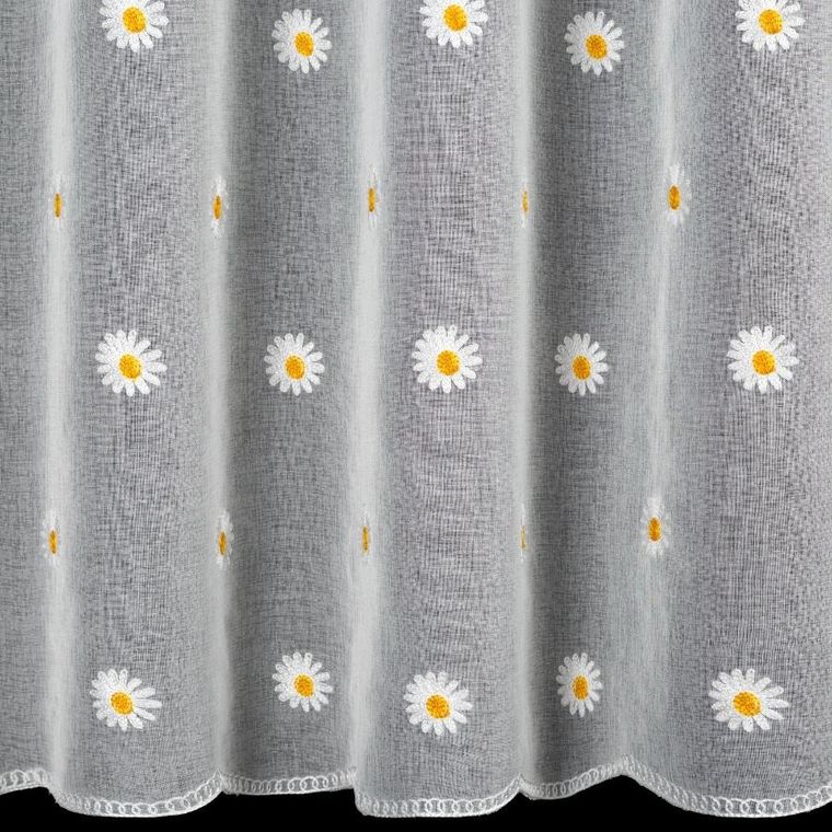 Eurofirany, firana gotowa, Bellis, na taśmie, 350-145 cm, biały