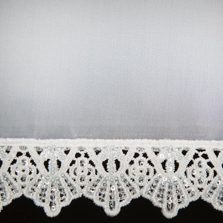 Eurofirany, firana gotowa, Candy, na taśmie, 400-150 cm, biały
