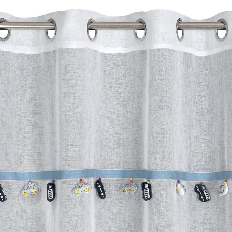 Eurofirany, firana gotowa, car, 140-250 cm, biały