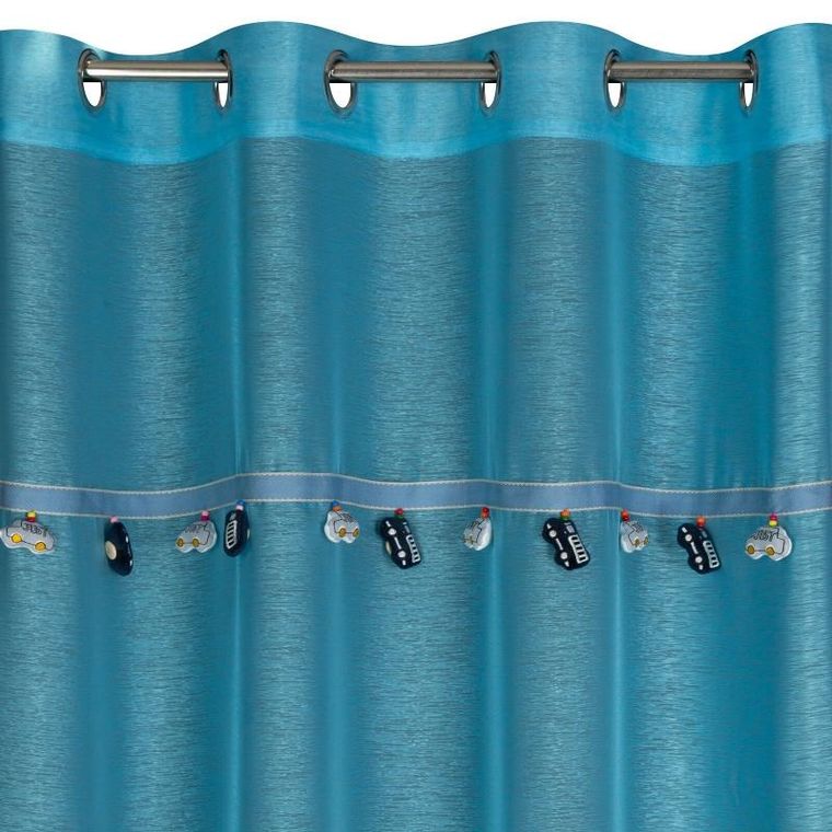 Eurofirany, firana gotowa car, 140-250 cm, niebieski