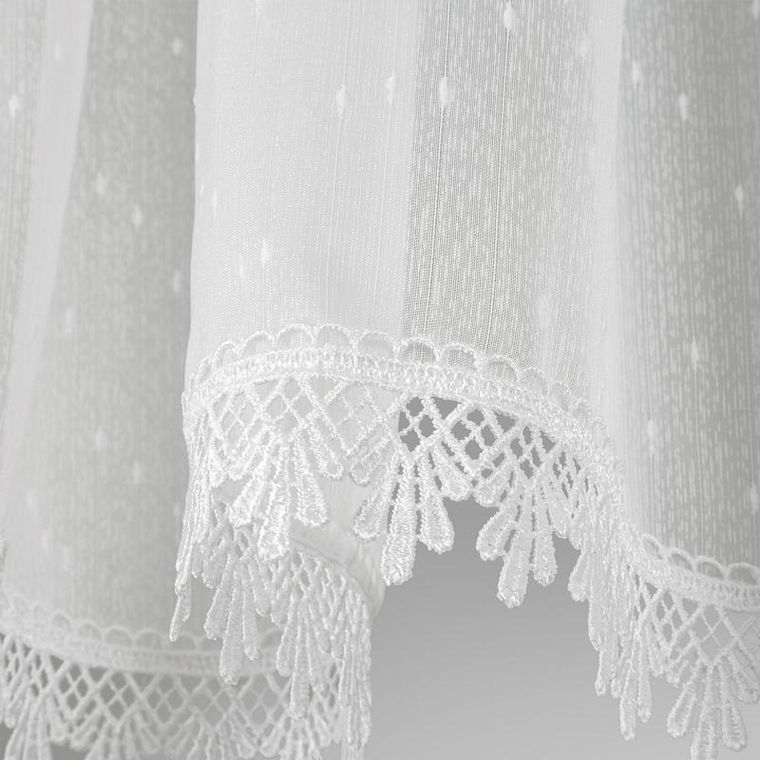 Eurofirany, firana gotowa, Dagma, 400-65 cm, 400-35 cm, biały