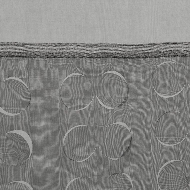 Eurofirany, firana gotowa, Debora, na taśmie, 140-270 cm, czarny