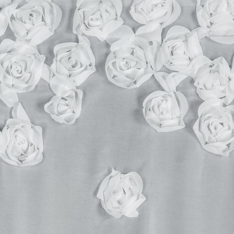 Eurofirany, firana gotowa Diana, 3 na taśmie, 350-160 cm, biały