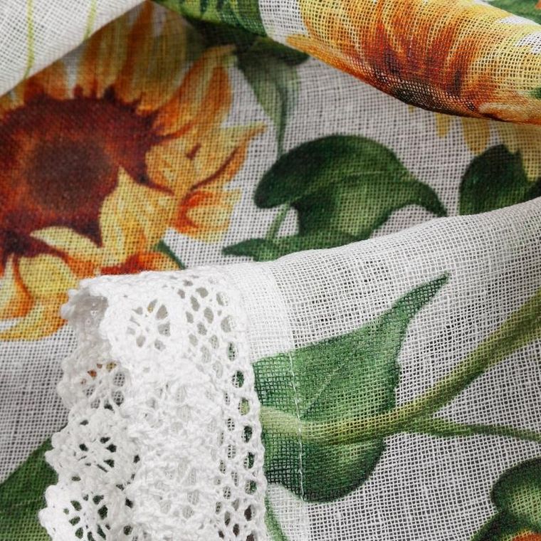 Eurofirany, firana gotowa, Helia, 150-60 cm, żółty