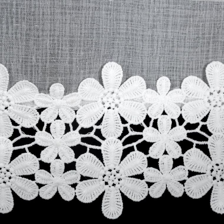 Eurofirany, firana gotowa, Kaja, na taśmie, 350-155 cm, biały