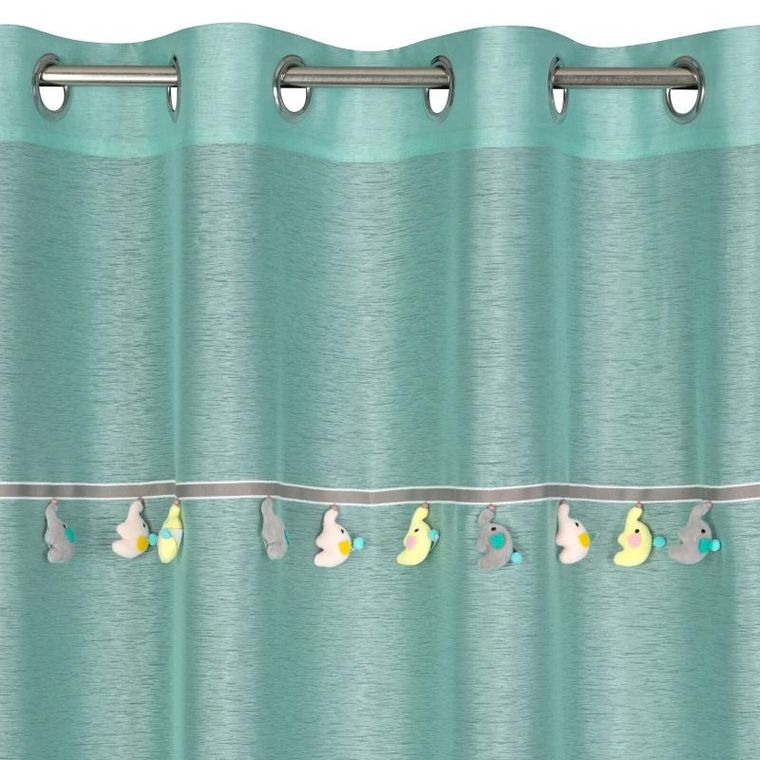 Eurofirany, firana gotowa, kids, 140-250 cm, miętowy