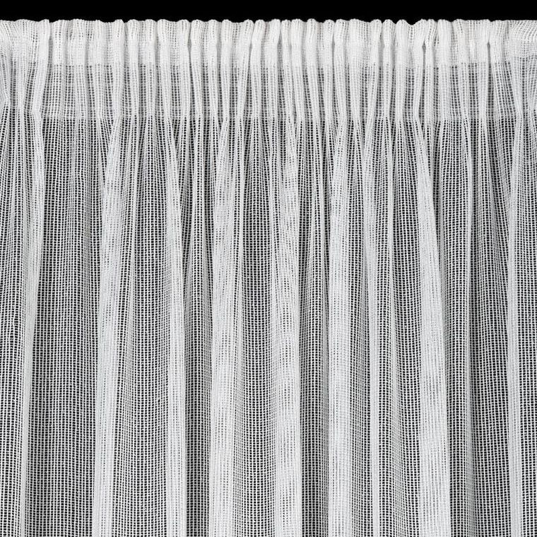 Eurofirany, firana gotowa, Kim, na taśmie, 140-300 cm, biały