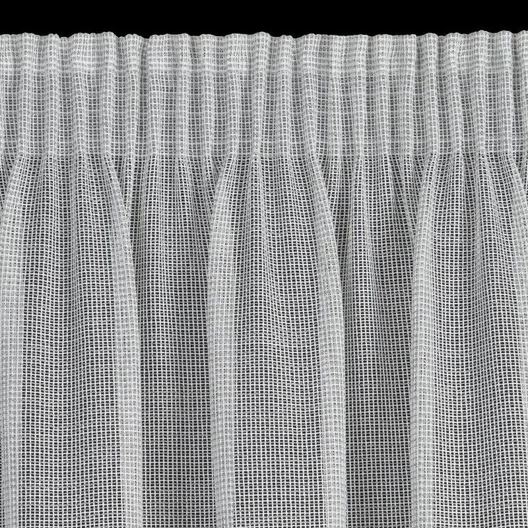 Eurofirany, firana gotowa, Kim, na taśmie, 140-300 cm, szary