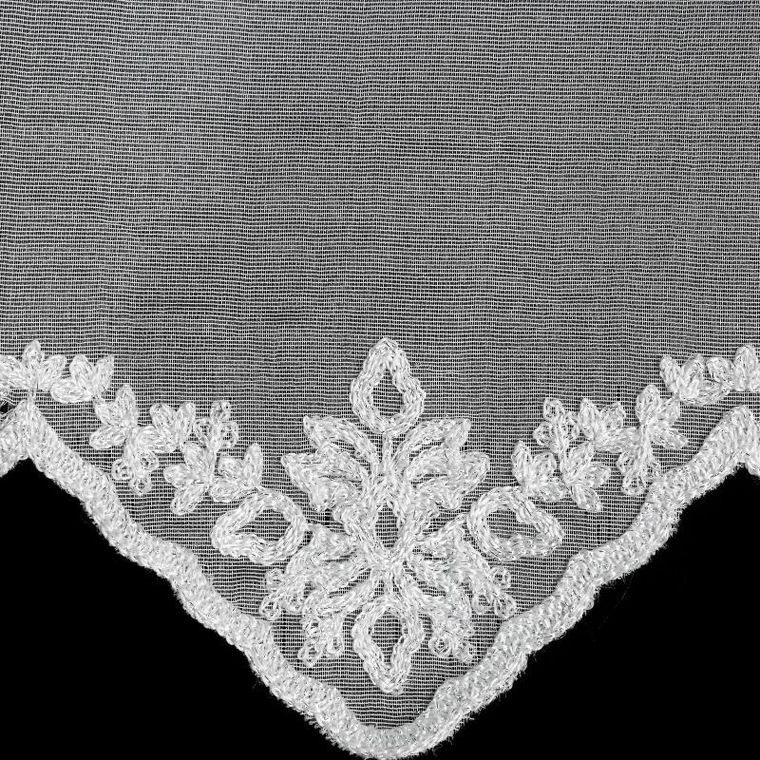 Eurofirany, firana gotowa, Liz, na taśmie, 300-145 cm, biały