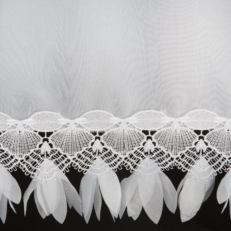 Eurofirany, firana gotowa, Loreta, na taśmie, 400-160 cm, biały