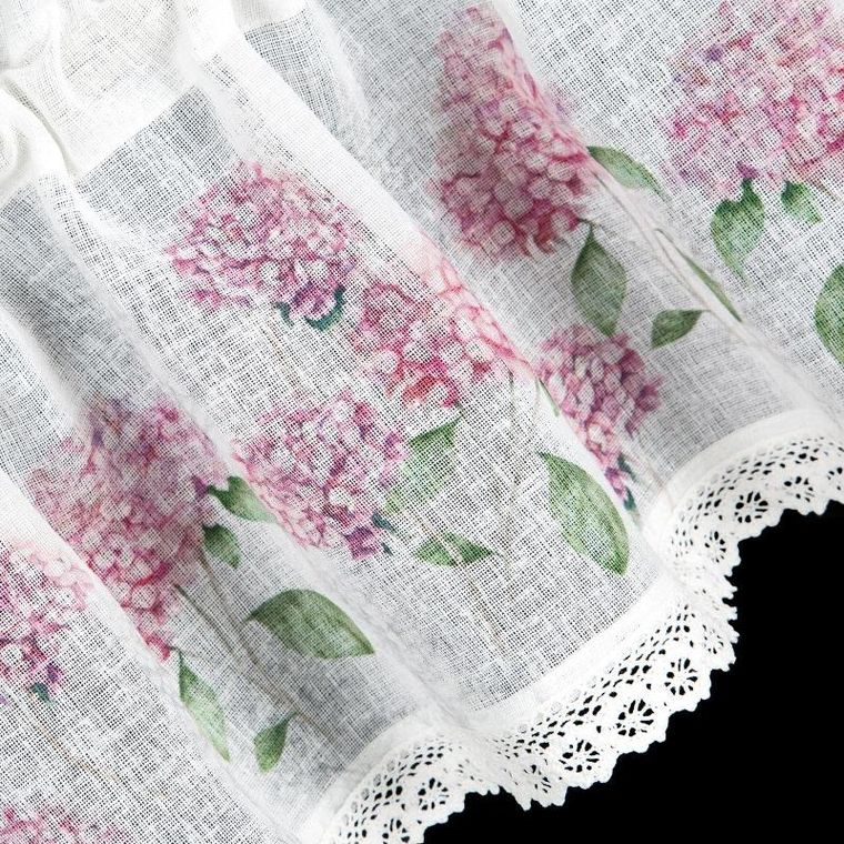 Eurofirany, firana gotowa Mona, 30-150 cm, różowy