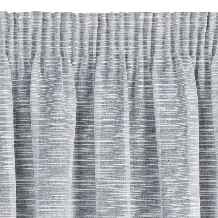 Eurofirany, firana gotowa na taśmie, Aria, 140-300 cm, szary