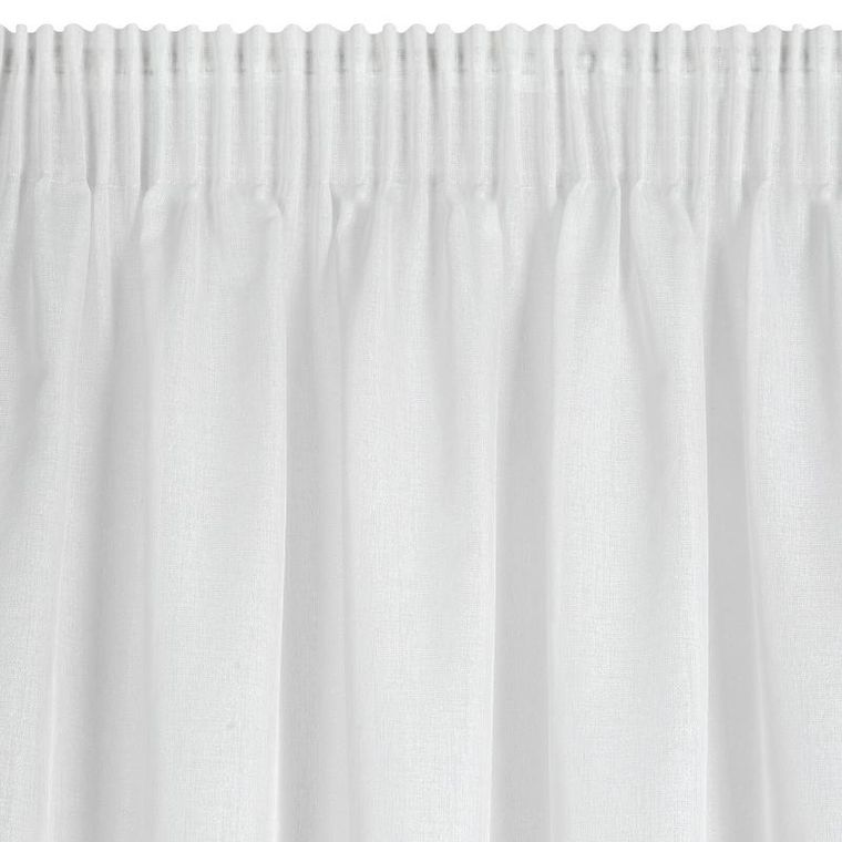 Eurofirany, firana gotowa na taśmie, Margo, 140-270 cm, biały