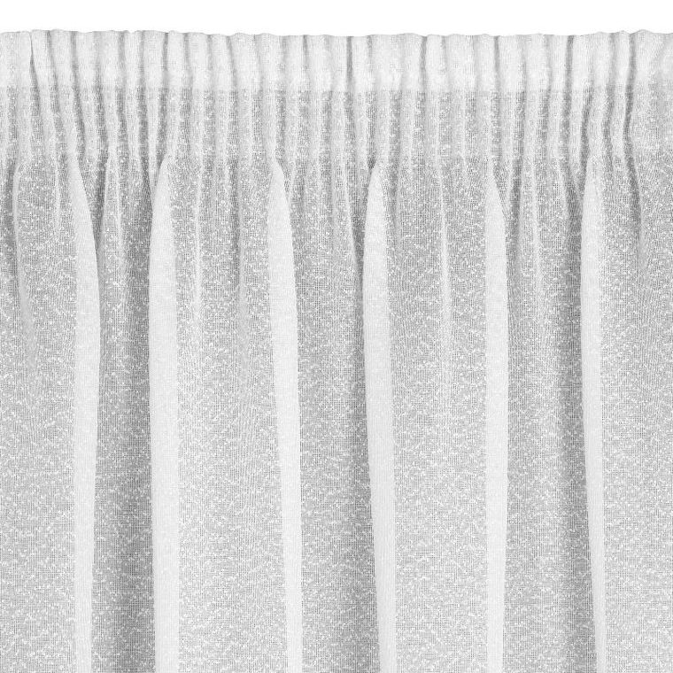 Eurofirany, firana gotowa na taśmie, Rain, 140-270 cm, biały