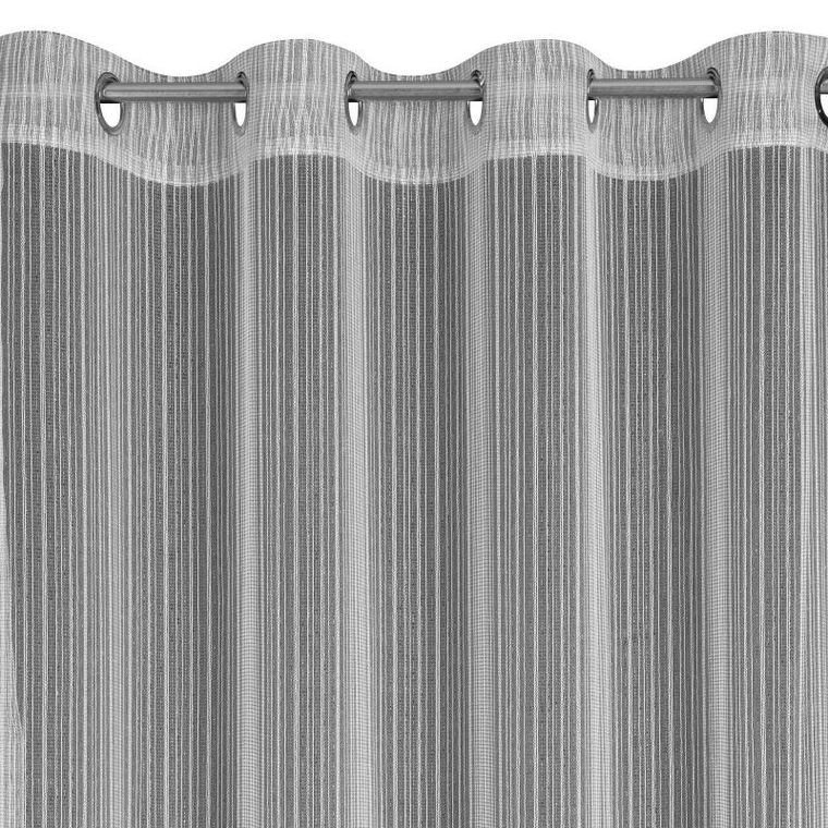 Eurofirany, firana gotowa, Noelia, 140-250 cm, srebrny
